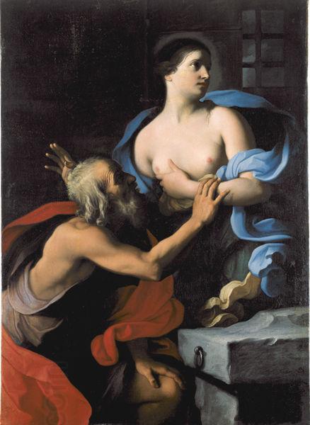Giovanni Domenico Cerrini CaritaRomana oil painting picture